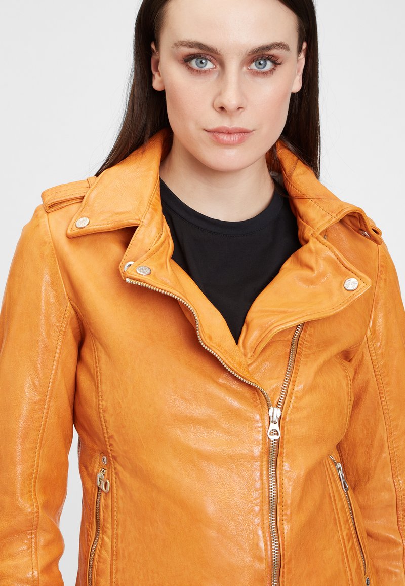 Damen Leichte Jacken | Gipsy GWFAVORIT LAMAXV Lederjacke mango/gelb - PU96497 Damen Leichte Jacken | Gipsy GWFAVORIT LAMAXV Lederjacke mango/gelb - PU96497