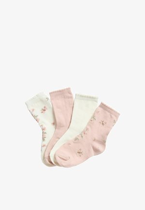 Newbie, PATTERNED SOCKS (4-PACK) UNISEX - Chaussettes - off-white
