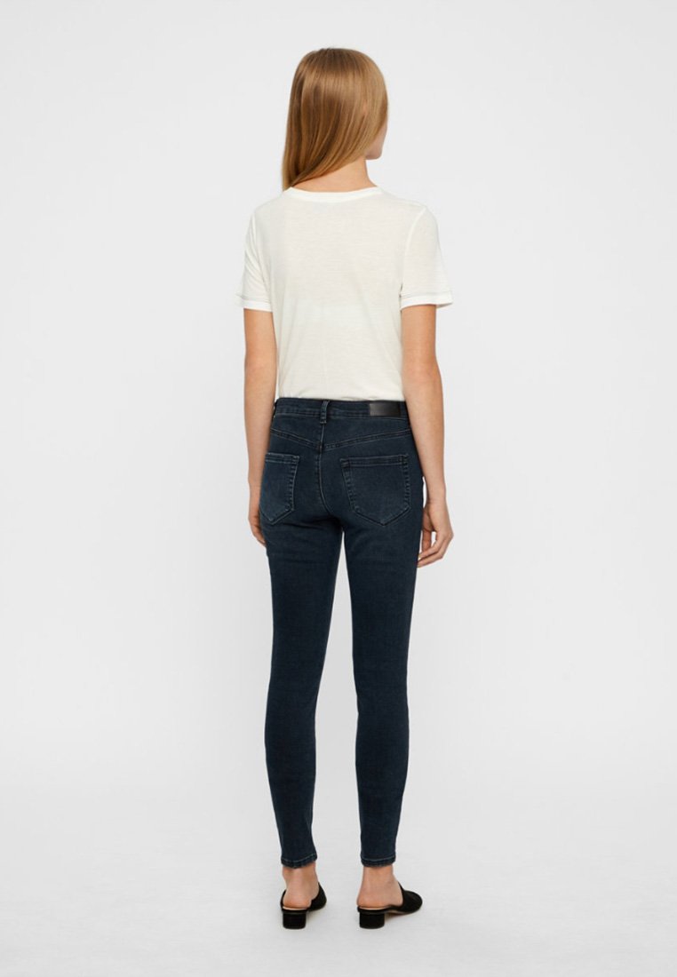 Womens VERO MODA Jeans | VMLUX NORMAL WAIST SLIM FIT JEANS Blue / Dark Blue  Denim « Keepingitsober