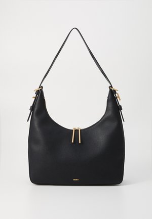 MINDY - Handbag - black/gold-coloured