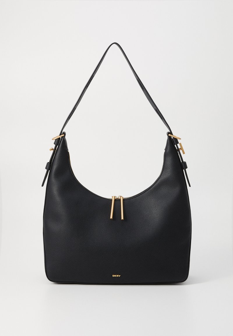DKNY MINDY - Handbag - black/gold-coloured