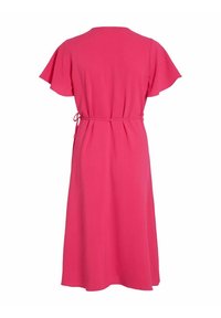 VILA VILOVIE WRAP DRESS - Dnevna haljina - pink yarrow