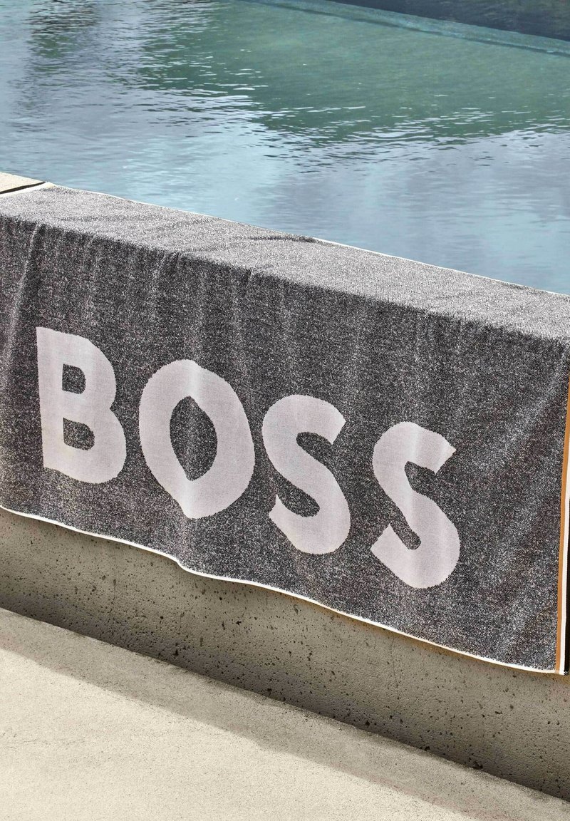 Herren Badehosen | BOSS Home HBFONTCH Strandtuch grey/grau - NG43926 Herren Badehosen | BOSS Home HBFONTCH Strandtuch grey/grau - NG43926