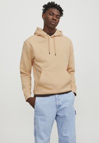 Jack & Jones - JJESTAR BASIC HOOD - Hoodie - apricot ice Miniatuurafbeelding 1