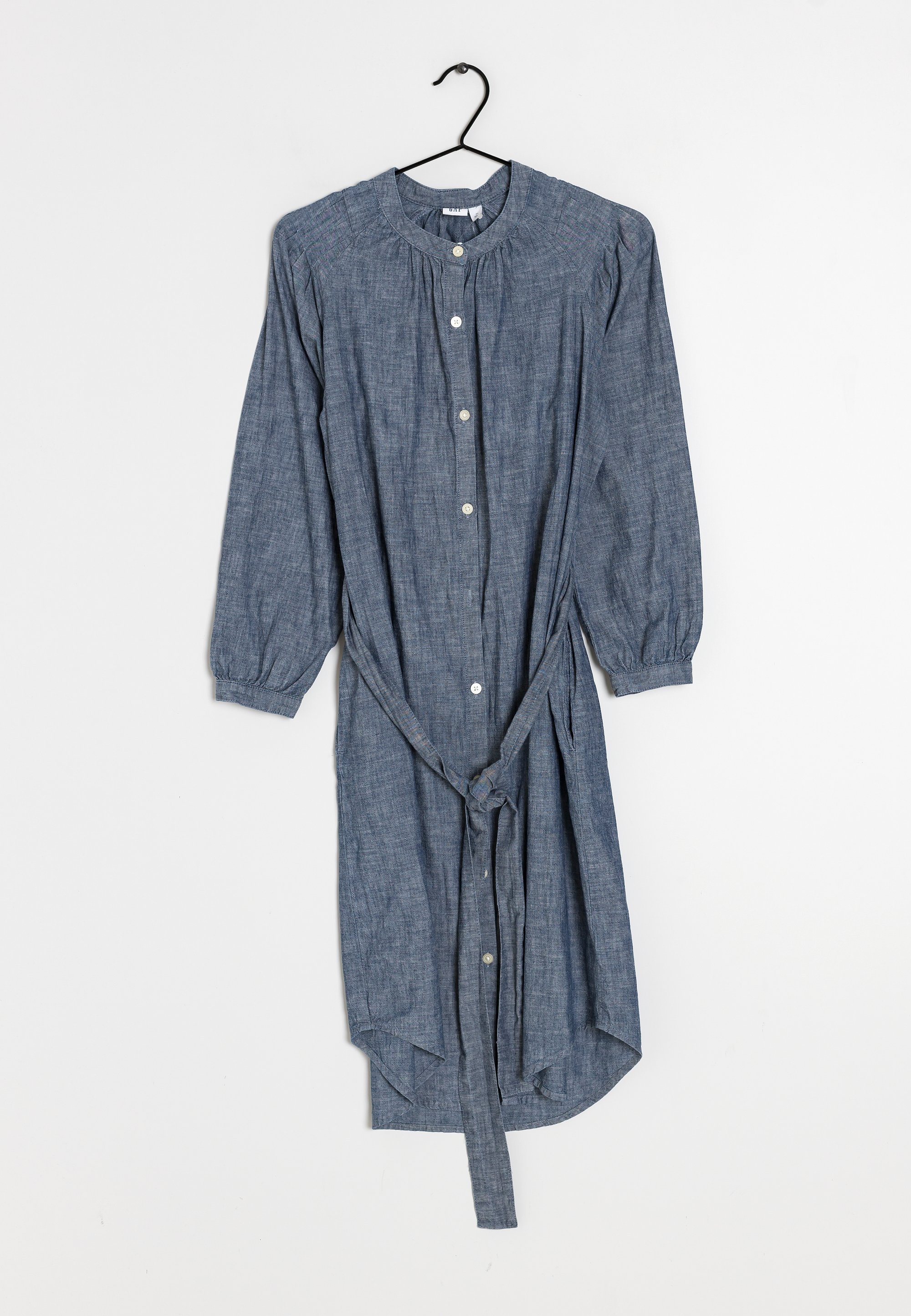 gap denim shirt dress Belted Denim Mini Shirtdress