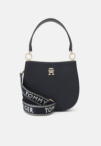 Tommy Hilfiger LIFE MED CROSSOVER - Axelremsväska - space blue
