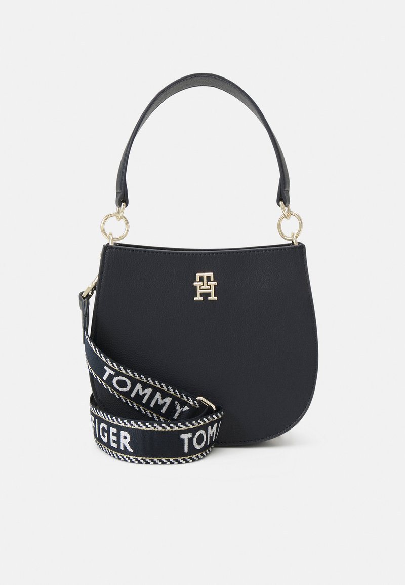 Tommy Hilfiger LIFE MED CROSSOVER - Axelremsväska - space blue