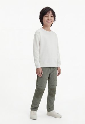 TROLLKIDS KIDS NORDFJORD ZIP OFF PANTS UNISEX - Pantalones montañeros largos - clay green