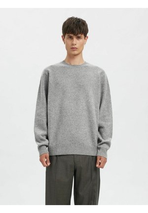 PULLOVER - Strickpullover - medium grey melange