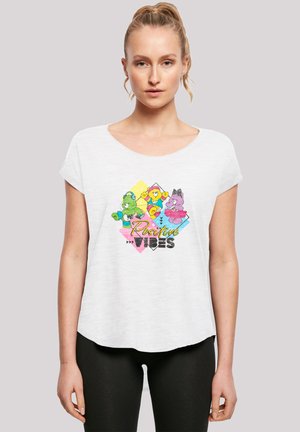 CARE BEARS GOOD LUCK BEAR POSITIVE VIBES - Print T-shirt - weiß