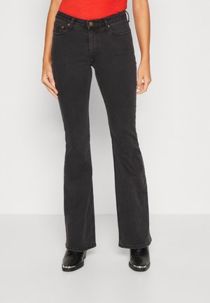 Weekday FLAME LOW - Jean flare - black lux