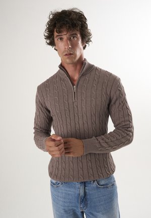 Strickpullover - brown