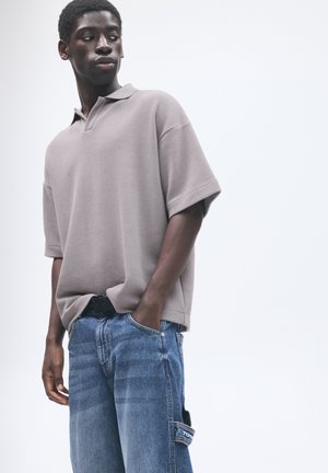 BOXY FIT - Polo majica - grey