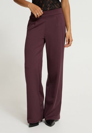 ICHI, IHKATE SUS LONG WIDE PANT2 - Pantalon classique - fudge
