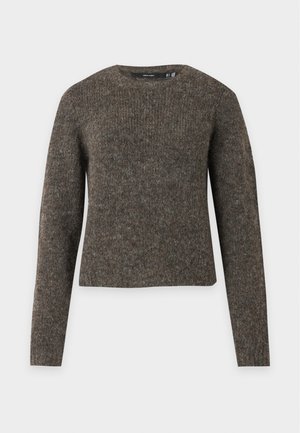 Vero Moda, VMNOVAH O NECK - Πουλόβερ - chocolate torte