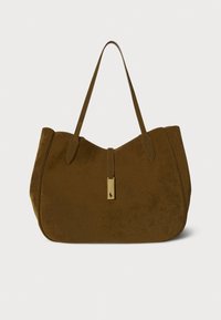 POLO ID SUEDE LARGE TOTE - Cabas - artichoke