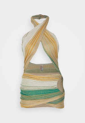 Jaded London, HALTERNECK DRESS STRIPE - Kampsunkleit - multi-coloured