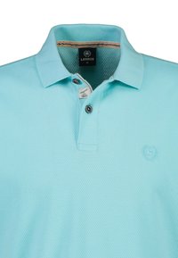 LERROS - MIT WERTIGER WAFFELSTRUKTUR - Polo shirt - light blue melange - 2