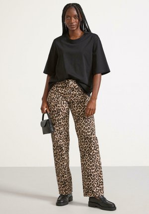 LEOPARD  - Jeans straight leg - beige