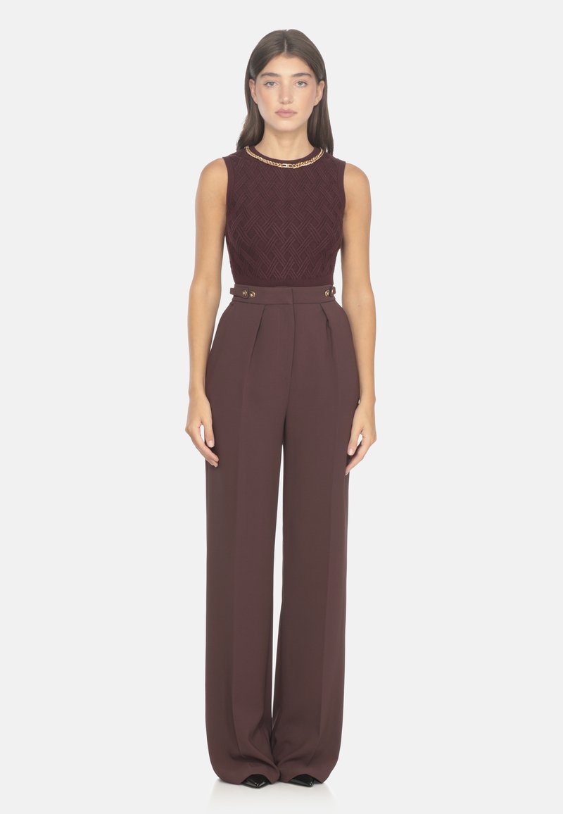 Elisabetta Franchi Top bordeaux