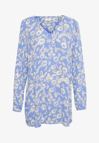 Niewybrane, ultramarine white flower