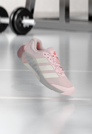 adidas Performance, DROPSET 4 POWER - Тренировъчна обувка - distilled pink/zero metallic/solar turbo