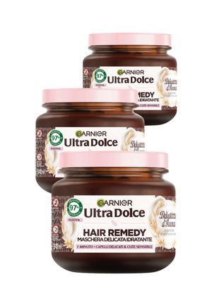 ULTRA DOLCE DELICATEZZA D'AVENA MASCHERA DELICATA IDRATANTE HAIR REMEDY 340 ML - 3 PACK - Maschera per capelli