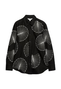 Marks & Spencer RICH EMBROIDERED COLLARED RELAXED  - Camicia - black