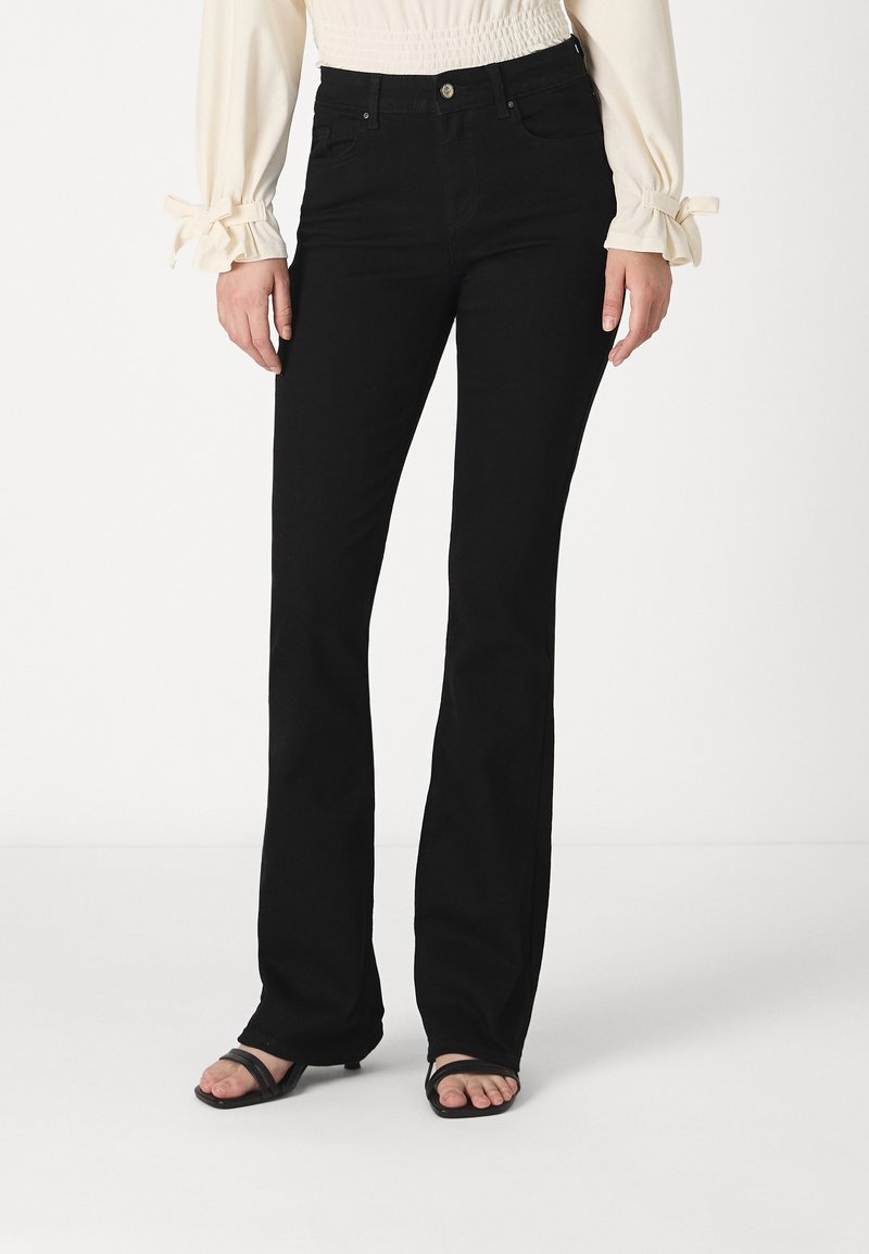 ONLY - ONLBLUSH MID FLARED  - Bootcut jeans - black denim, Enlarge