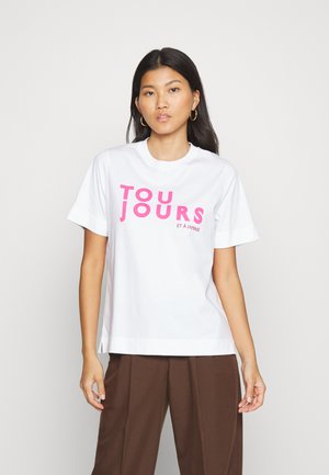TOUJOURS - Triko s potiskem - raspberry pink