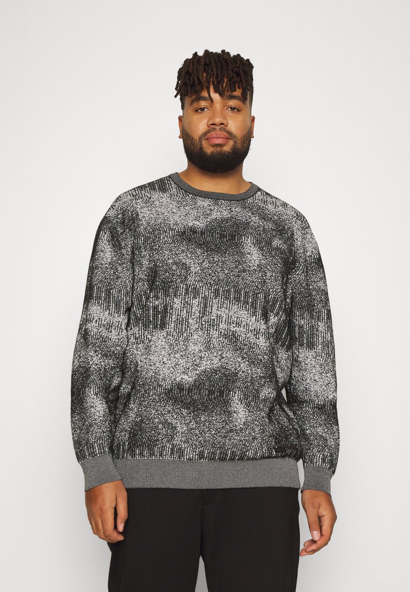 Calvin Klein FANCY Trui black/white/donkergrijs Zalando.nl