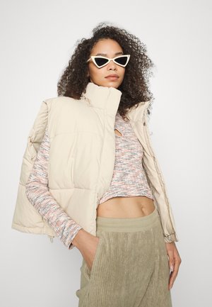 CUTOUT SPACEDYE - Camisola - orange/white