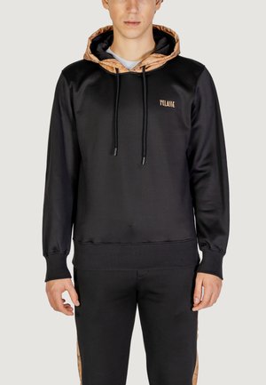 Felpa con cappuccio - black