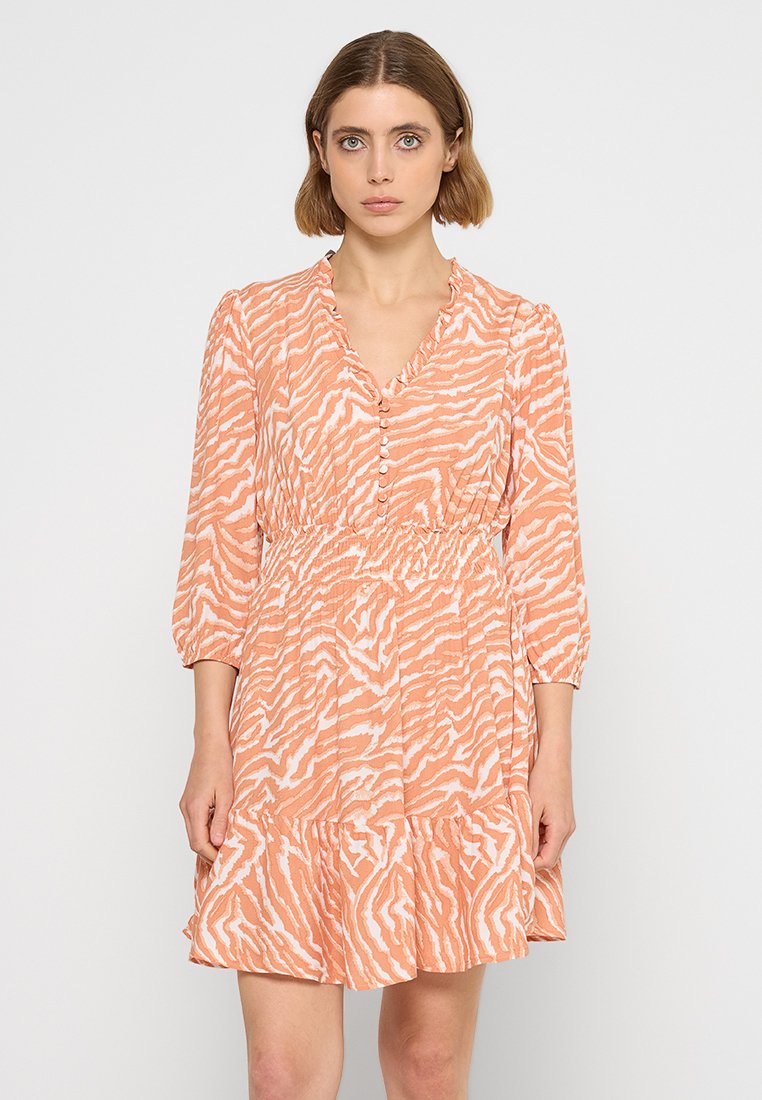 Apricot Blousejurk koraalrood