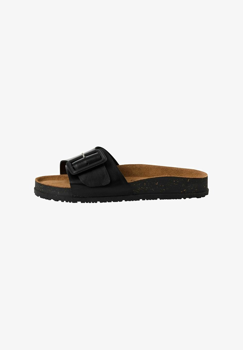 Tamaris Pantolette flach - black leather
