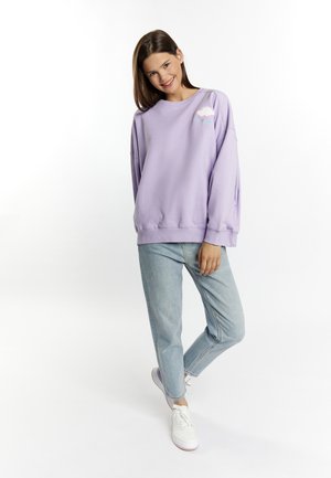 MIT APPLIKATION KEEPSUDRY - Sweater - violett