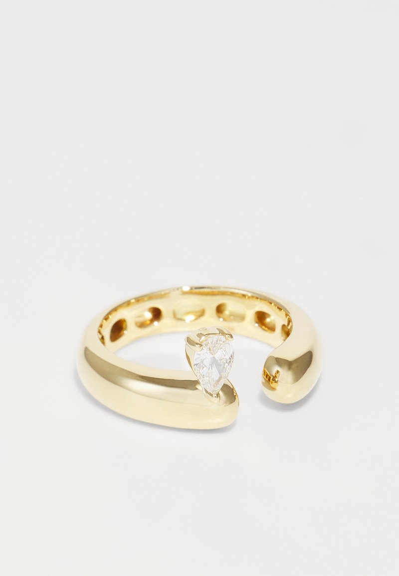RAINBOW K TUBE PEAR - Anel - yellow gold-coloured
