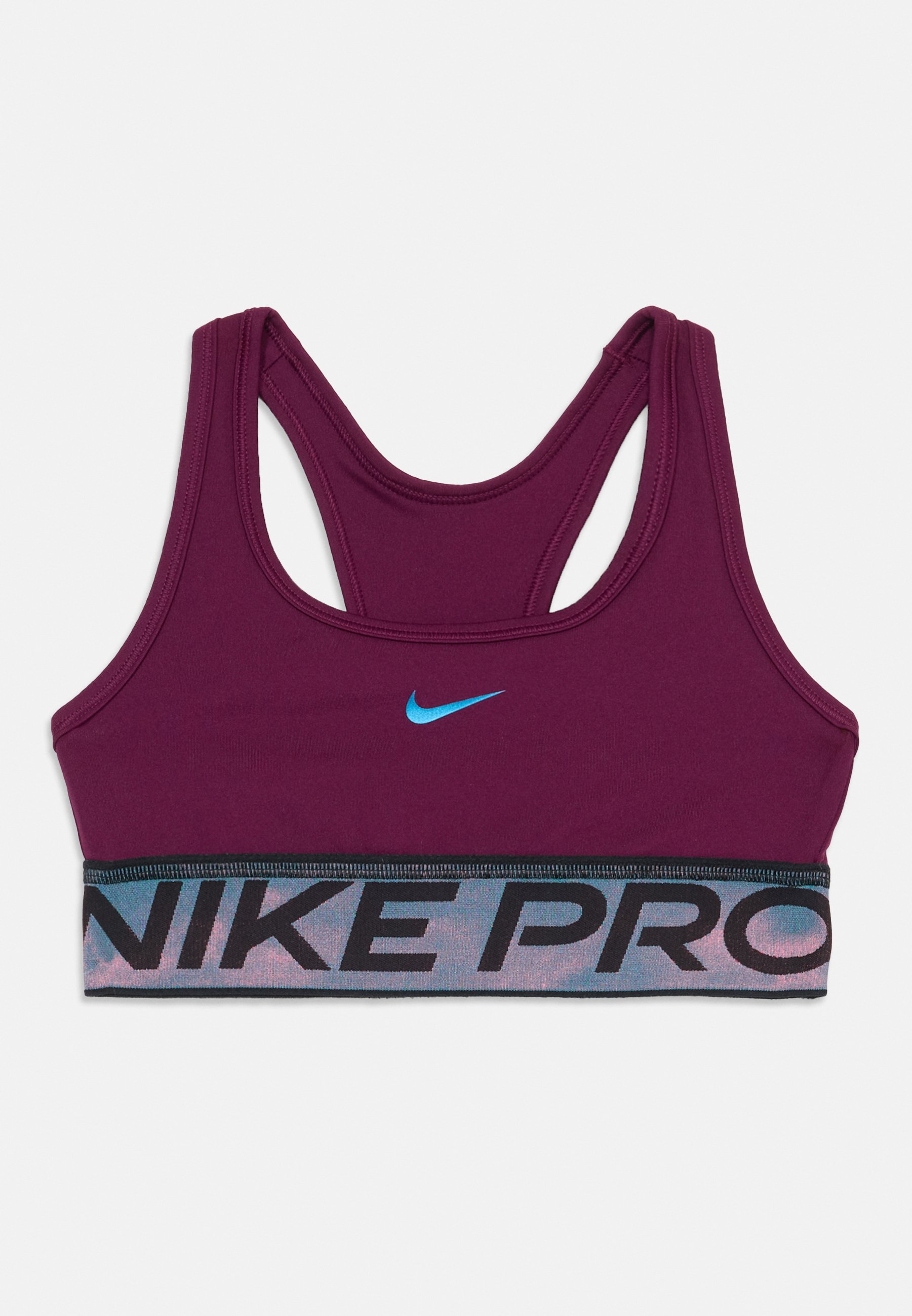 nike pro sports bra purple