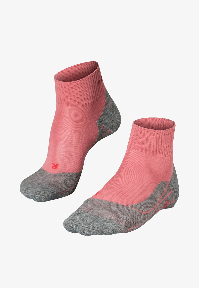 FALKE TK5 SHORT TREKKING LIGHT CUSHIONING - Calze sportive - mixed berry