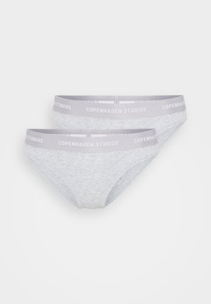 2 PACK - Nohavičky/Slipy - grey melange