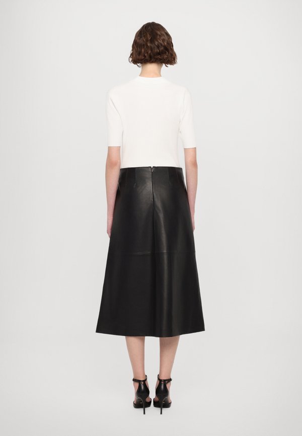 ROXY MIDI SKIRT - Leather skirt4