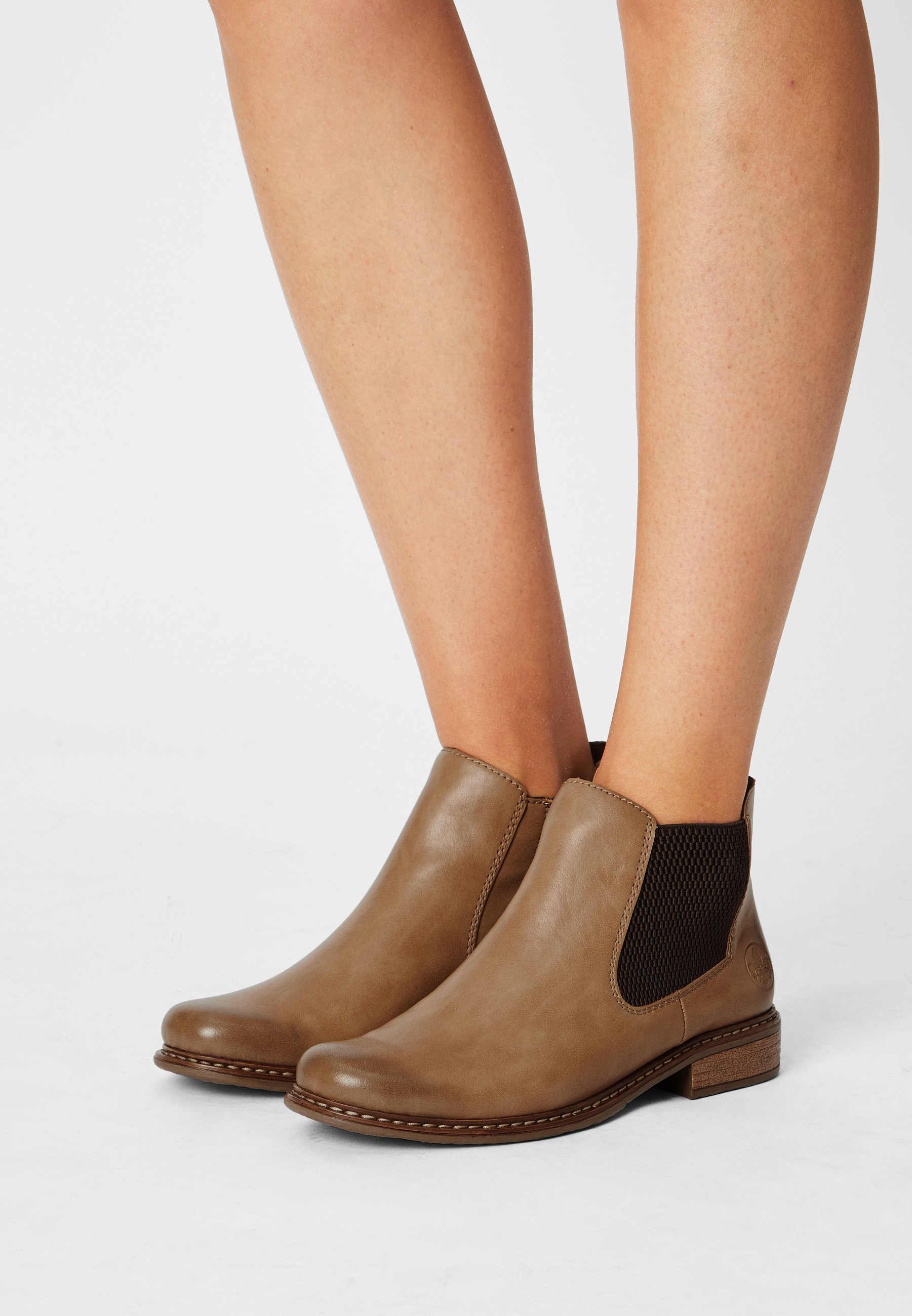 rieker flat ankle boots
