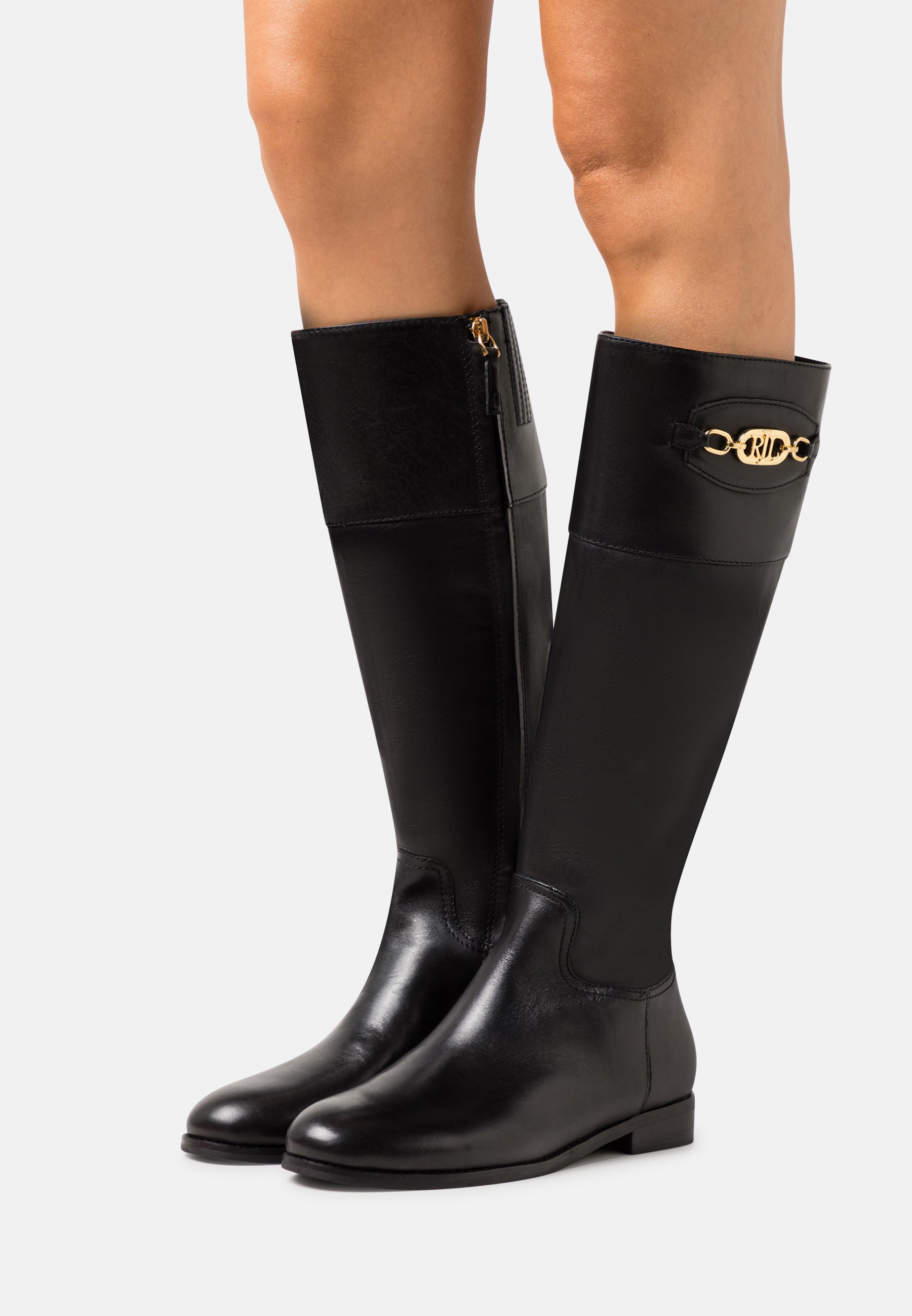 ralph lauren knee boots