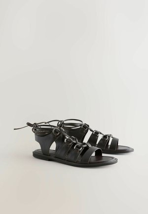 Next, REGULAR FIT - FOREVER COMFORT GHILLIE  - Sandali - new chocolate brown leather