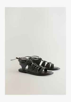 Next, REGULAR FIT - FOREVER COMFORT GHILLIE - Sandali - new chocolate brown leather