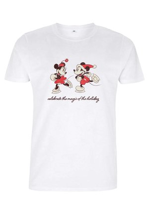 Disney DISNEY CLASSIC MICKEY VINTAGE HOLIDAY SKATERS - T-shirt z nadrukiem