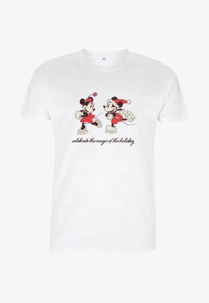 Disney DISNEY CLASSIC MICKEY VINTAGE HOLIDAY SKATERS - T-shirt z nadrukiem