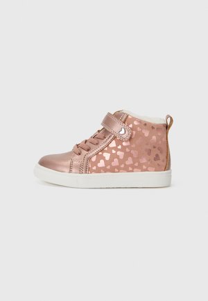 Baskets montantes - rose gold-coloured
