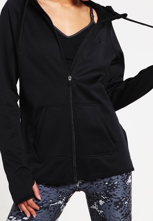 Zip-up sweatshirt - black