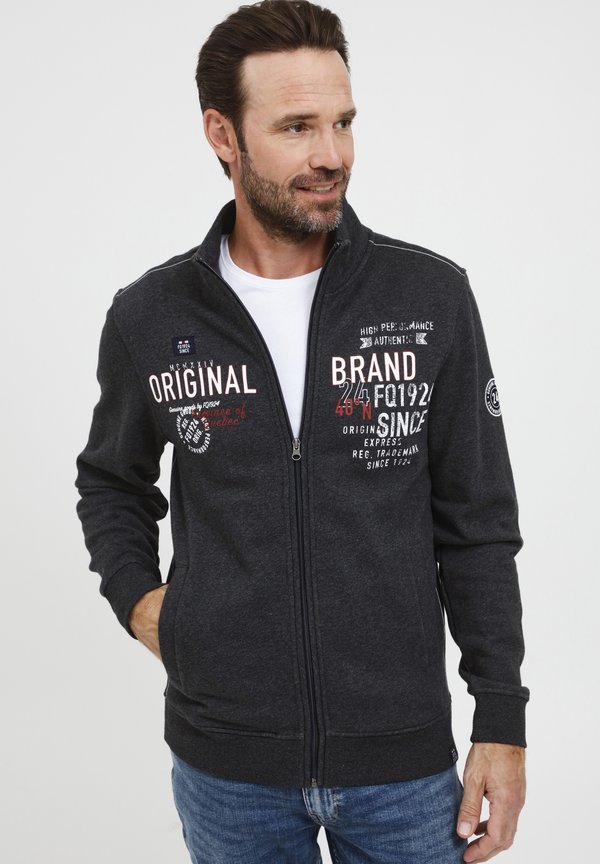 FQLENNE - Zip-up sweatshirt - charcoal mix